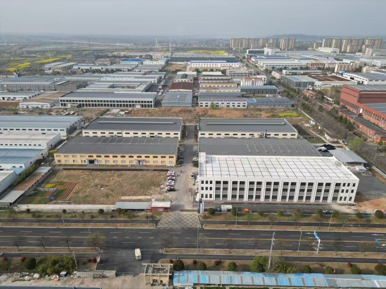 Factory Aerial View